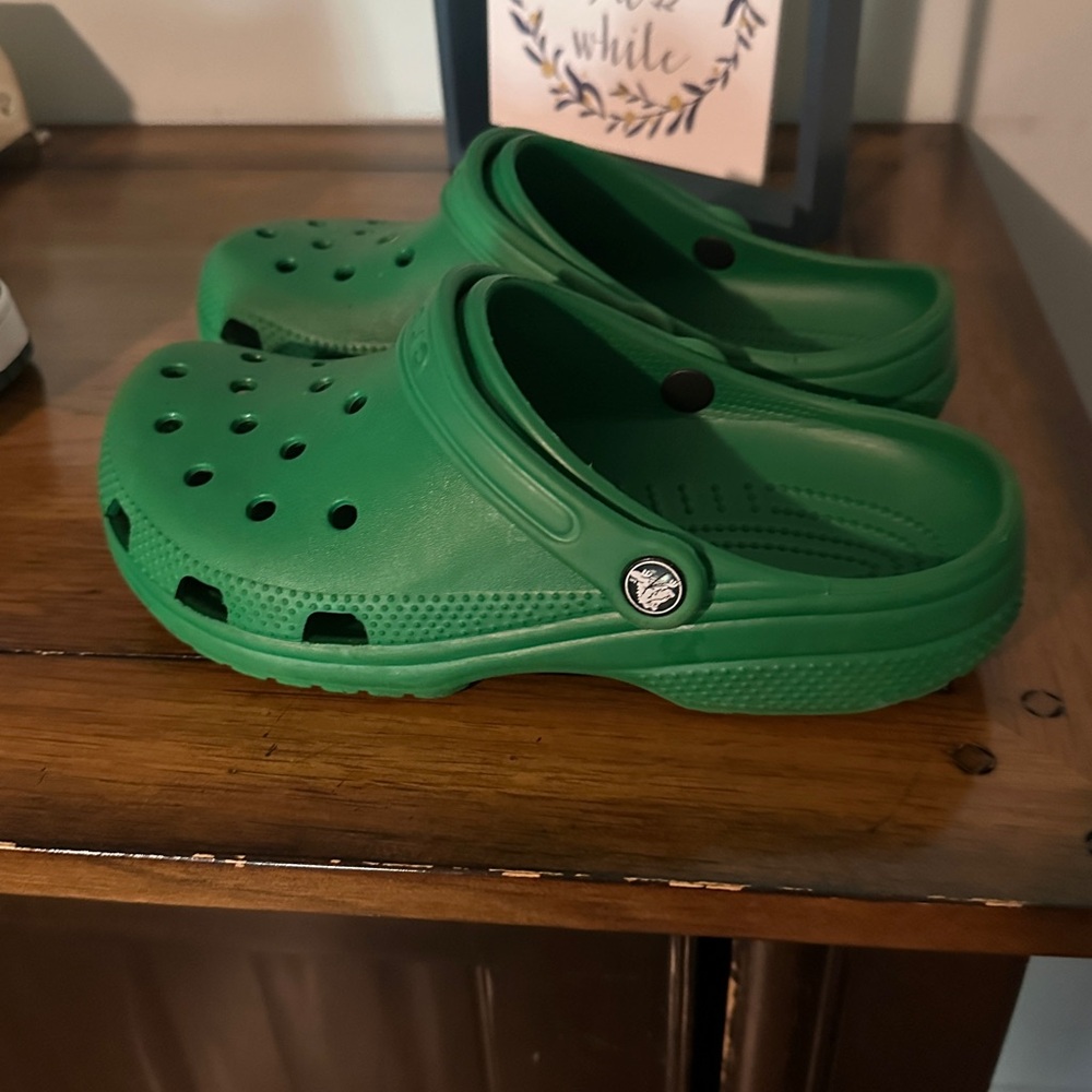 Green Crocs